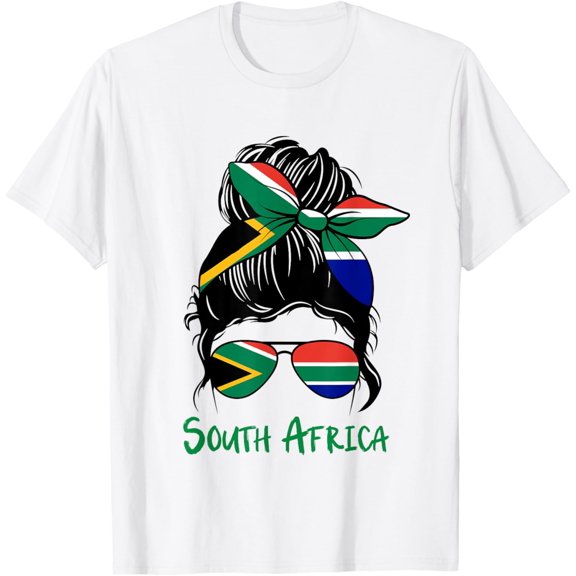 South Africa Girl Women's Classic Fit Short Sleeve T-Shirt - White