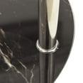 thumbnail image 3 of vidaXL 2-Tier Side Table Transparent & Black 38 cm Tempered Glass, 3 of 5