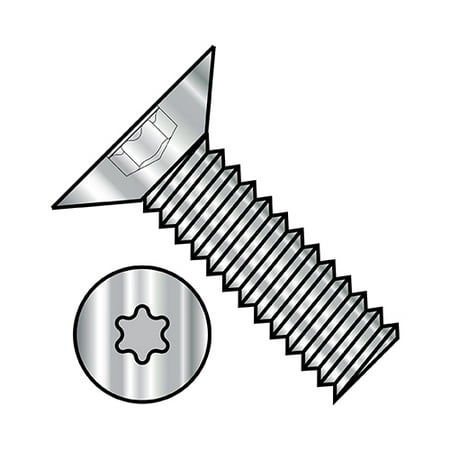 

6-32X1/2 6 Lobe Flat 100 Degree Machine Screw Fully Threaded 18 8 Stainless Steel (Pack Qty 5 000) BC-0608MT1188