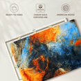 thumbnail image 6 of Elephant Stock Abstract Lava Swirls Wall Art - Horizontal Canvas Wall Art - Living Room Wall Decor - Abstract Canvas - Blue And Orange Decor - 12" x 8", 6 of 8