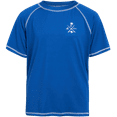 thumbnail image 3 of Quad Seven Boys' Rash Guard Shirt - 2 Pack Short Sleeve Swim Shirt (Size: 2T-18), 3 of 6