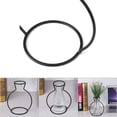 thumbnail image 5 of Home DecorCreative Shapes Black Metal Flower Holder Metal Vase Frame Top-Notch Performance, 5 of 5
