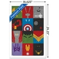 thumbnail image 3 of Marvel Comics - Avengers - Grille minimaliste Affiche Murale, 3 of 6