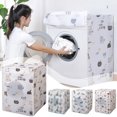 thumbnail image 3 of Clearance Now! Washing Machine Cover Top Load Waterproof Sunscreen Dustproof Covers Top Flip J4 E1A9, 3 of 9