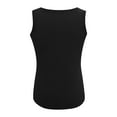 thumbnail image 4 of SHITINN Women Sleeveless Top Casual Round Knit Shirt Vest Neck Solid Splice Tanks Button Vest Dress Top 3 Pk Compression Shirt Fitness Tops for Women 1x Womens Tops Athletic Cropped Top Fitted Shirt, 4 of 4