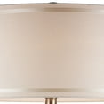 thumbnail image 3 of Benzara BM240303 Table Lamp with Scrolled Peacock Feather Cutout Base, Silver, 3 of 5