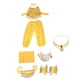 thumbnail image 2 of Conjunto de disfraces de danza del vientre para niñas, disfraz de Halloween, con lentejuelas Amarillo, 2 of 8