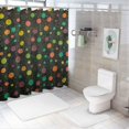 thumbnail image 7 of BCIIG Dots Bathroom Decor Set with Hooks, Colorful Luxurious Graphic Print Polyester Fabric Shower Curtain Set, Waterproof Bathroom Decoration, Multi-Size, Easy Installation 36x72, 7 of 7