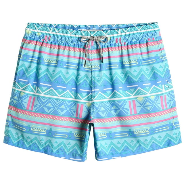 Bañador Maamgic para hombre, pantalones cortos de playa de secado rápido, color azul, talla S