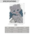 thumbnail image 3 of XMXY Kitty Cat Grey Bow Garden Flags Double Sided,Farmhouse Holiday Yard Outdoor Sign Decor Flag 28"x40", 3 of 8