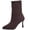 Brown, variant on Taqqpue Boots for Women Heel Pointed Toe Mid Calf Boots Stiletto High Heel Slouch Ankle Boots Women