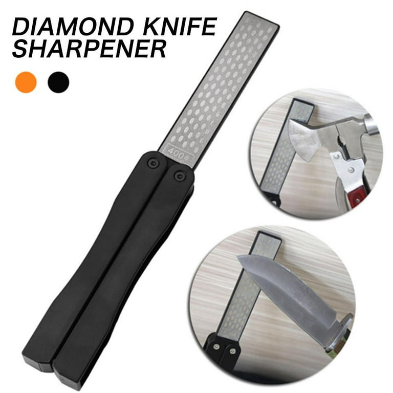 Portable Double-sided Fold Pocket Sharpener Diamond Knife