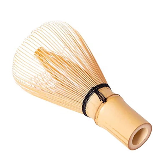 Handcrafted Golden Bamboo Matcha Whisk, Traditional Japanese Chasen Matcha Stirrer - Bamboo Whisk Made from Durable and Sustainable Organic Bamboo, Brown