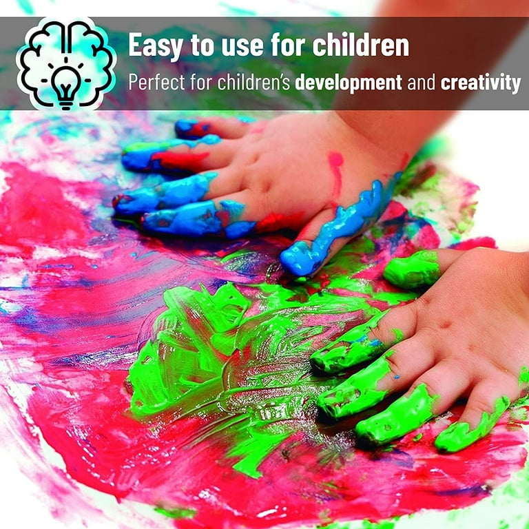Mr. Pen- Washable Kids Paint, 2 fl oz, 6 Pack, Washable Paint for Kids Non  Toxic, Kids Washable Paint