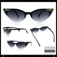 thumbnail image 2 of SA106 Retro Glam Rhinestone Cat Eye Sunglasses UV400 Gradient / Black, 2 of 6