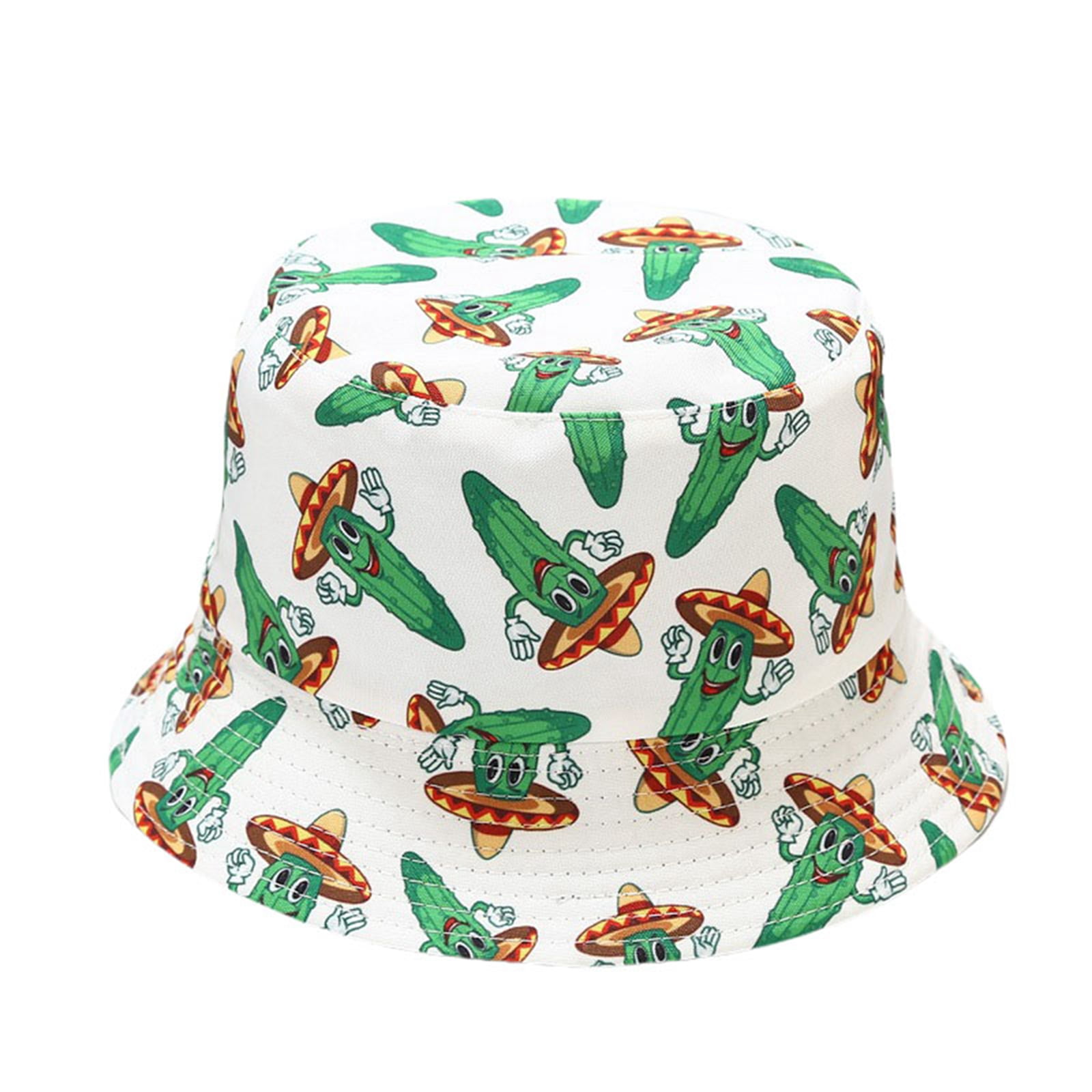 hirigin Unisex Cartoon Print Bucket 