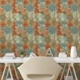thumbnail image 3 of Ambesonne Vintage Peel & Stick Wallpaper for Home, Grunge Flowers, 13"x100", Multicolor, 3 of 6