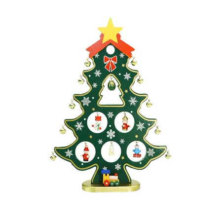 Northlight Christmas Tree Cut-Out with Miniature Ornaments Decoration - 11.25