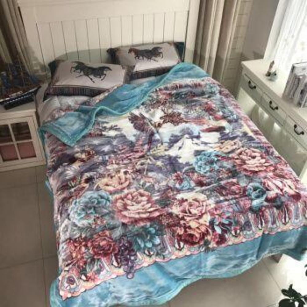 King Size Heavy Mink Blanket, Double Ply, Super Soft Warm, Weighted