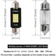 thumbnail image 3 of Paquete de 4 bombillas LED 211-2 212-2 578 Festoon de 1,61" y 41 mm, extremadamente brillantes y sin errores, para luces de mapa interiores y luces de cortesía de matrícula, color blanco xenón., 3 of 4