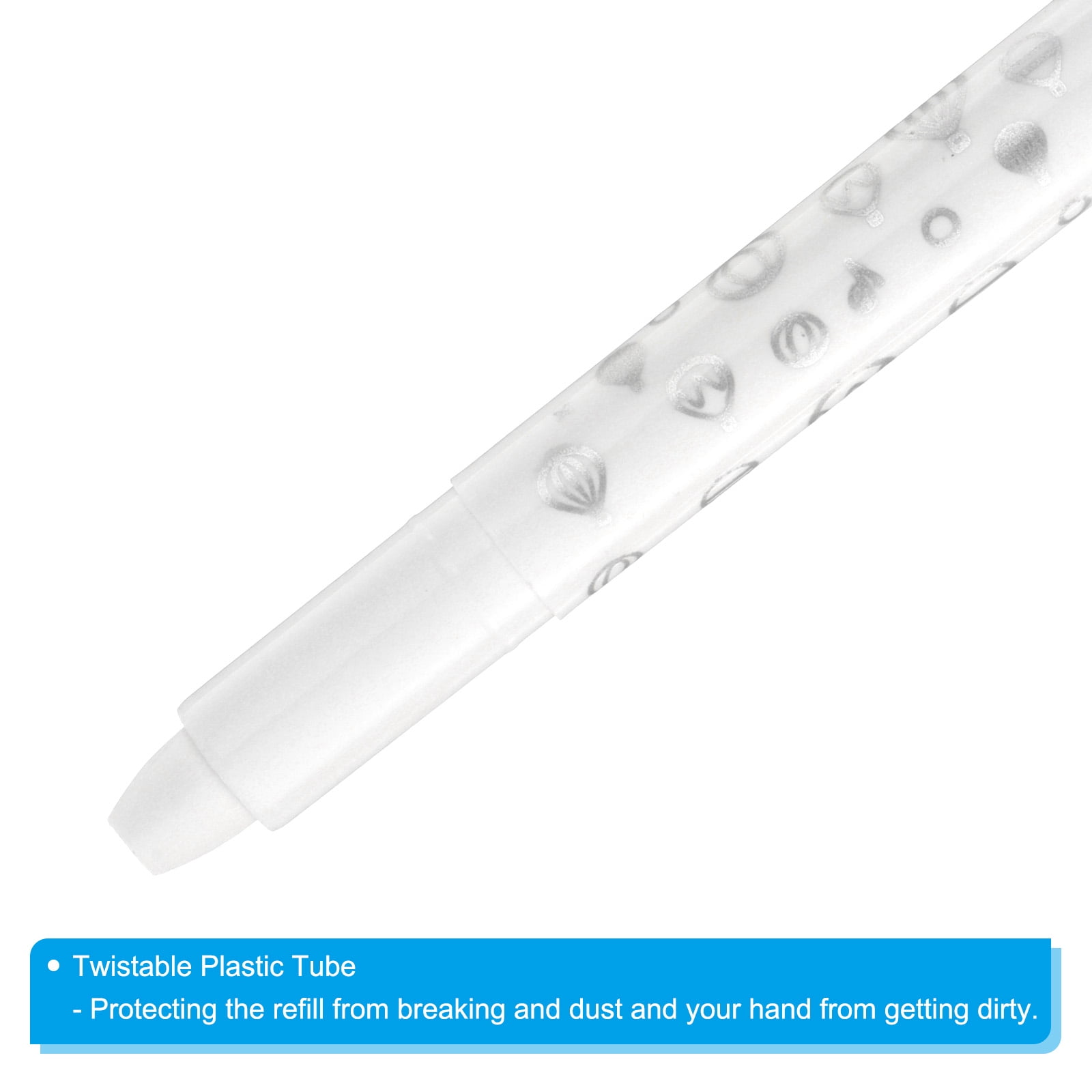 Unique Bargains Watercolor Crayon Pencils for Coloring, Drawing, Painting White