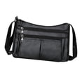 thumbnail image 4 of Bolso de hombro para mujer, bolso cruzado con correa ajustable para el hombro, bolso de viaje, bolso para el trabajo de primavera, vacaciones en la Negro, 4 of 10