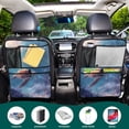 thumbnail image 5 of Car Back Seat Organizer 2 Pack Antique Nylon Fabric Thickened Waterproof Foot Mat Suitable For Various Types Of Vehicles Two Cute Turtles, 5 of 7