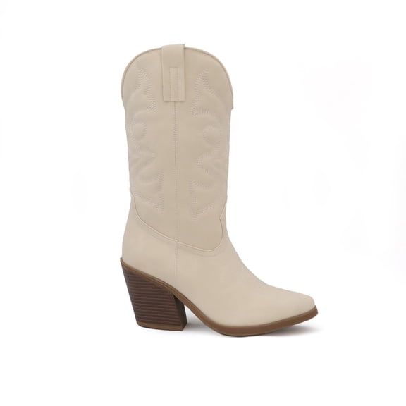 YOKI GILARD Women's Pointed Toe Fashion Cowgirl Boot