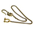 thumbnail image 1 of Cadena Eslabón con Gancho de Cráneo de Hebilla de Herradura de Cobre estilo Hip Hop Decoración para Jeans Bolso Macarena Los hombres refrescan la cadena del pantalón, 1 of 8