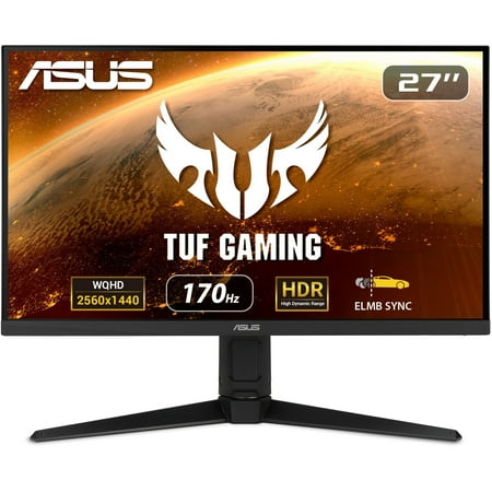 ASUS - TUF Gaming VG27AQL1A 27" LCD Widescreen Adaptive Sync Gaming Monitor (HDMI, DisplayPort) - Black