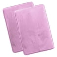 thumbnail image 3 of KriKac Bath Mat Set – Memory Foam Bath Mat - Soft Bathroom Rug - Non Slip and Super Absorbent - Fast Drying Machine Washable Bath Mat Set of 2 20 x 32, Lavender, 3 of 8