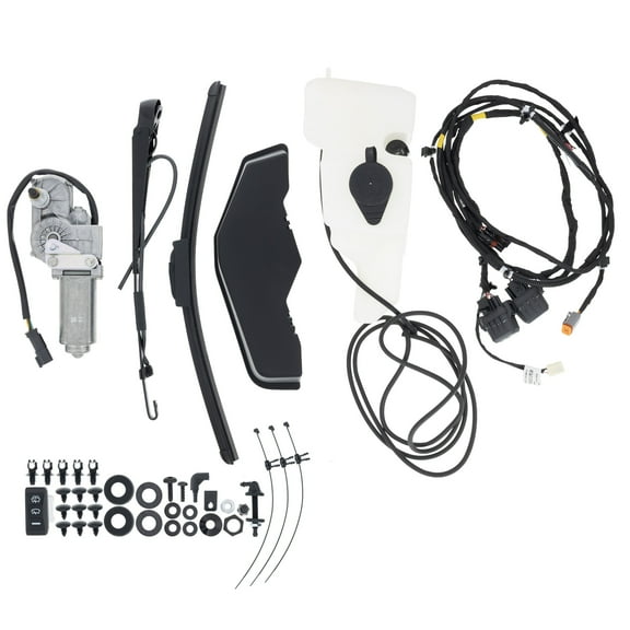 Polaris 2889095 Windshield Wiper & Washer Kit w Seamless Dash Mounted Switch