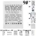 thumbnail image 2 of Timbre Transparent DIY Motifs Assortis Transparent Timbre en Silicone Timbre Décoratif, 2 of 4