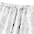 thumbnail image 5 of Kaemgyyd Big and Tall Men's Baggy Wide Leg Sweatpants Side Striped Pants with Drawstring Waist Trousers Streetwear Travel Clothes（White,X-Large）, 5 of 7
