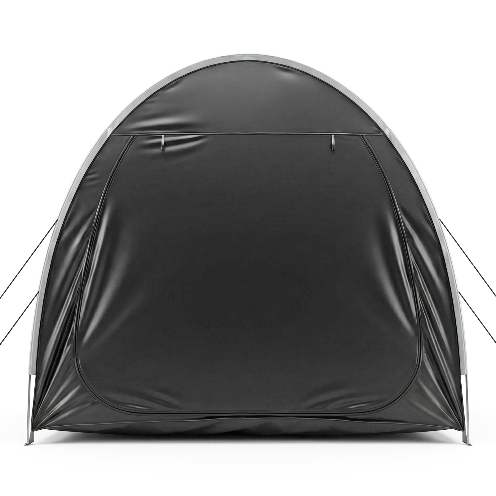 Outdoor Bike Storage Tent Silver-Coated Oxford Waterproof UV-Resistant Bicycle Cover Shed with Window & Zipper Door, Portable Storage Shelter for 2-3 Bikes Motorcycle Garden Tools Camping Patio