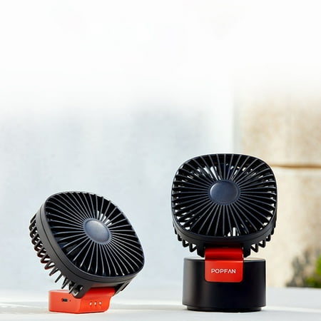 

SuoKom Rechargeable Fan USB Desktop Fan 3 Speed And Fast Charging Portable Fan Suitable For Baby Stroller Car Office on Clearance