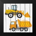 thumbnail image 2 of Kimberly, Allen 15x15 Black Modern Framed Museum Art Print Titled - Tractor and Trucks 1, 2 of 5