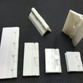 thumbnail image 3 of BE-TOOL 5/10/15 Pcs Acrylic Plastic Hinges Door Hinges for Door Cabinet Piano and Drawer White 30mmx35mm, 3 of 6