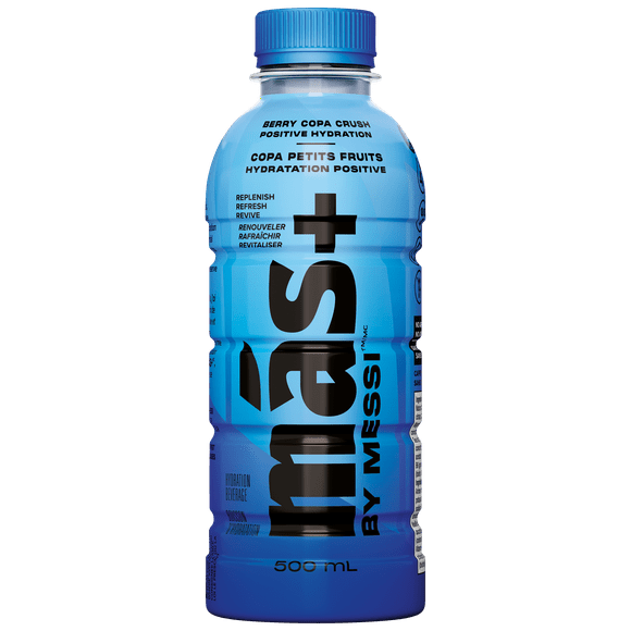 Mas+ By Messi Berry Copa Crush Hydration Drink, Mas+ By Messi Berry Copa Crush Hydration Drink