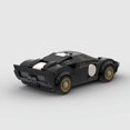 thumbnail image 2 of Ford GT40 Black Racing Car City Speed Champions Sports Model Building compatible with LEGO Blocks - 266 Pieces, 2 of 5