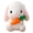 White radish, variant on Long Ear White Bunny Plush Toy Soft Stuffed Rabbit Doll Decorative Gift