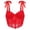 Red, variant on Womens Gothic Gemstone Corset Top Party Bustier Waist Trainer Elegant Shapers Black M