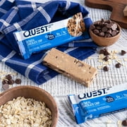 Quest Protein Bar, Oatmeal Chocolate Chip, 20g Protein, Gluten Free, 4 Count
