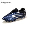 thumbnail image 2 of Botas de fútbol para hombre, calzado deportivo, nuevas, de cuero, de talla grande, de caña alta, para entrenamiento, cómodas, 2 of 5