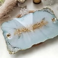 thumbnail image 5 of Relleno de resina de piedras de vidrio rotas de 20 g para bricolaje, relleno de epoxi UV de cristal mediano o pequeño, decoración de mesa, molde decorativo para posavasos, 5 of 5
