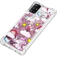 thumbnail image 6 of Compatible with Samsung Galaxy A51 5G Case Liquid Glitter Cute Stylish Slim TPU Silicone Quicksand Sparkle Shockproof Protective for Women Girls Case for Samsung Galaxy A51 5G Pink Horse YB, 6 of 12