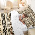 thumbnail image 5 of meiyoeat Earthy Aztec 7 Pieces Full Size Bedding Sets For Men Women,Rustic Tribal Full Size Bed in a Bag,Beige Black,Reversible, 5 of 7