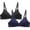 Blue, variant on Samickarr Wireless Full Coverage Bra For Women Small Cup Two-row Breathable Causual Wire Free Daily-Comfort With Soft Support Underwear