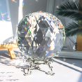 thumbnail image 2 of Bola prismática de cristal Sculpture Tirifer de 12 cm con soporte, 2 of 7