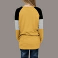 thumbnail image 4 of Annhoo Kids Girls Tops Sports Casual Color Block Long Sleeve Crew Neck Blouse Outdoor Dressy Toddler Clothes 4-14 Years, 4 of 6